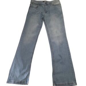 Ring of Fire Slim Jeans Mens 34x34 Light Wash Faded Denim Slim Fit Casual